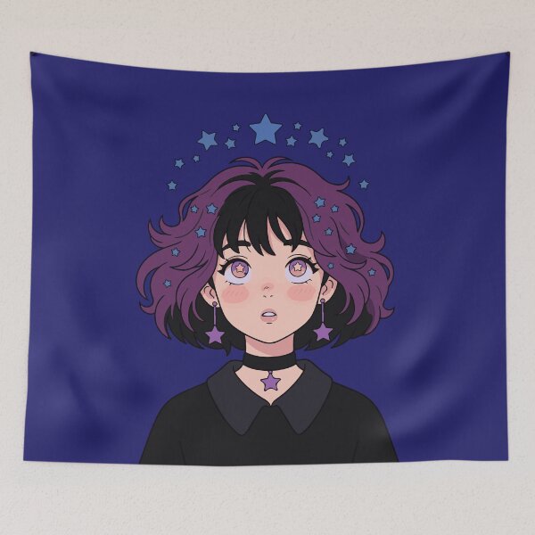 Item preview, Girl looking at the stars designed and sold by ArteDelCine.