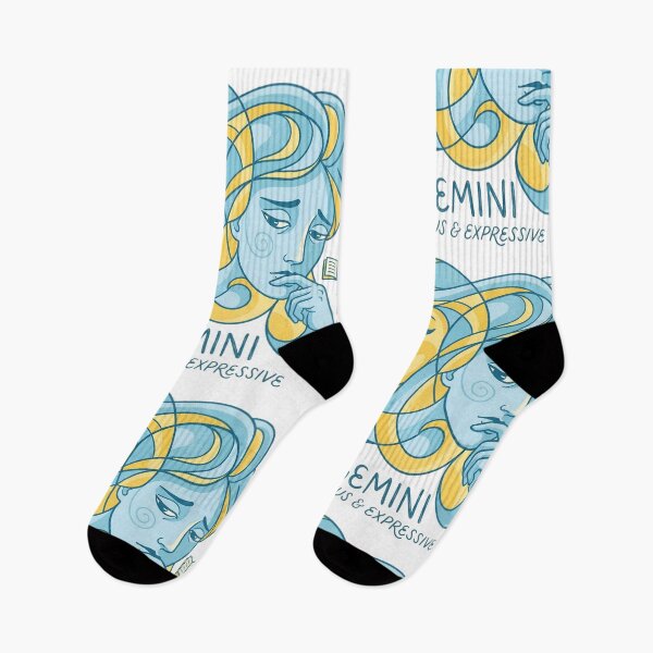 Item preview, Gemini Zodiac Sign | Curious & Expressive Twins Daily Horoscope Design | Astrology Lover Gift designed and sold by Bhaskar Digital Art.