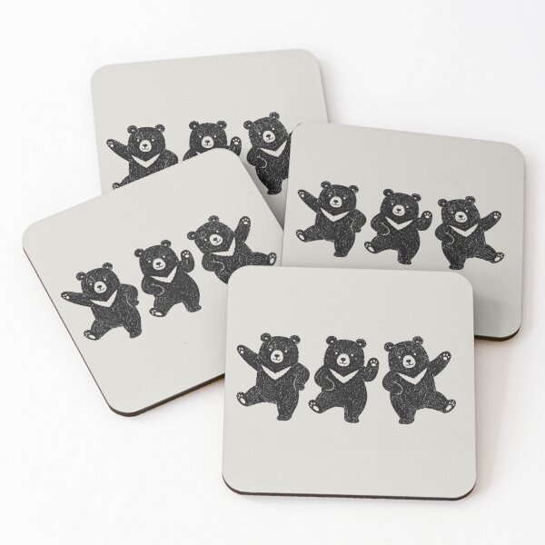 Item preview, Dancing Formosan Black Bears 台灣黑熊啦啦啦 designed and sold by Tingmade Studio.