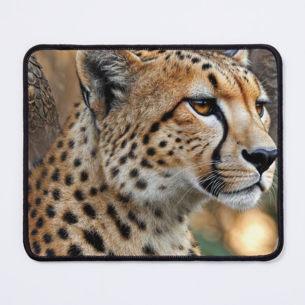 Item preview, Majestic Cheetah Wildlife Portrait Art designed and sold by IntelliMindDesigns.