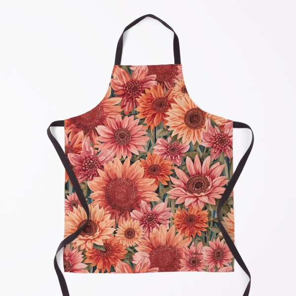 Item preview,  Ultra Lush Cottagecore Sunflower Pattern | Vintage Maximalist Botanical Floral. designed and sold by Desolaa_Arts.