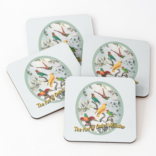 Item preview, The Art of Quiet Wonder Tropical Birds Cottagecore Nature Lover Design designed and sold by Sachie's Studio.