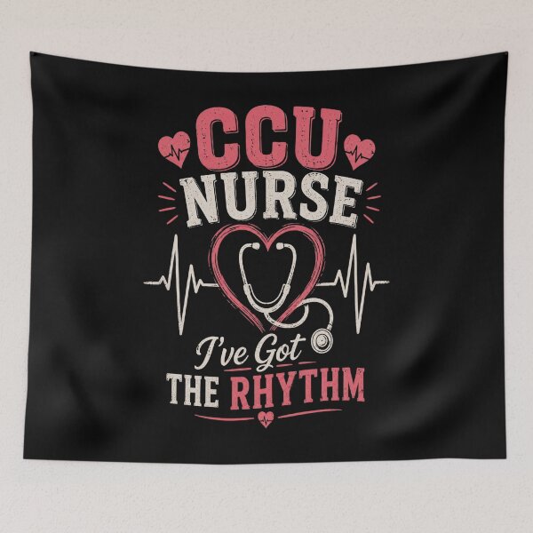 Item preview, CCU Nurse I've Got The Rhythm designed and sold by SavvyKloset.