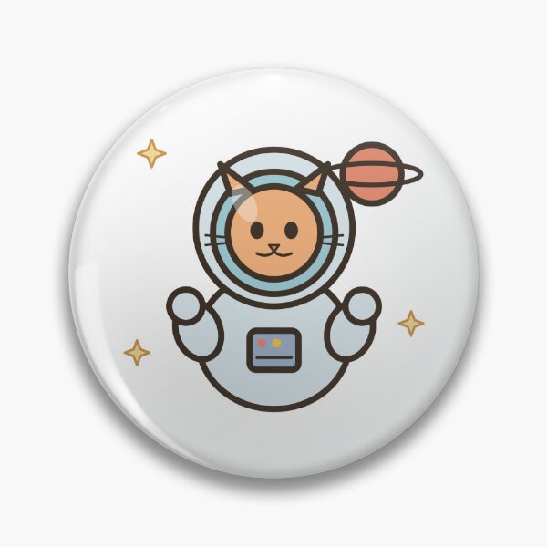 Item preview, Retro NASA-Style Astronaut Cat designed and sold by Winterp09.
