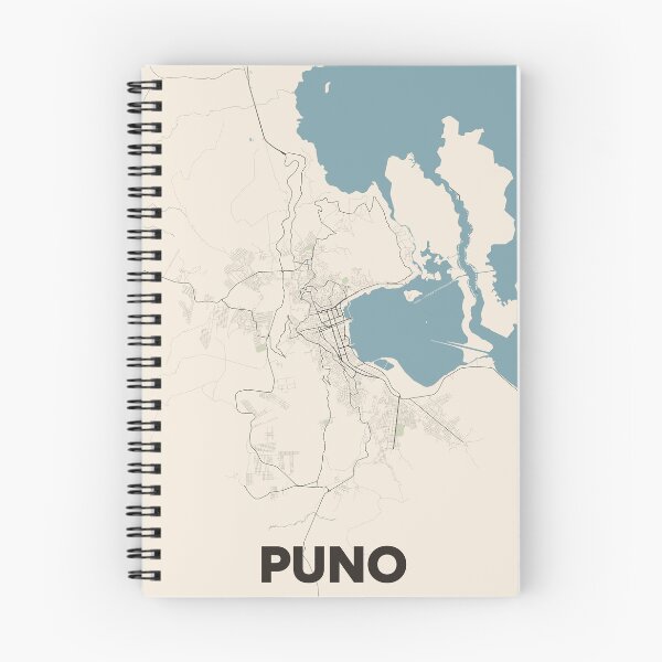 Item preview, Puno Map designed and sold by MapsNerd.