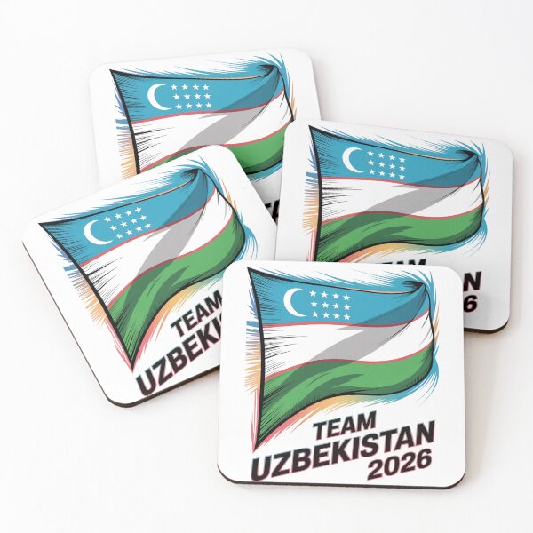 Item preview, Team Uzbekistan 2026 Soccer Fan Flag T-Shirt V1 designed and sold by DBWStudios.