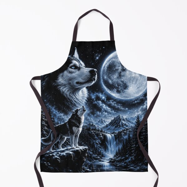 Item preview, Siberian Husky Howling To The Moon Vintage Funny Husky Dog designed and sold by YourArt7.