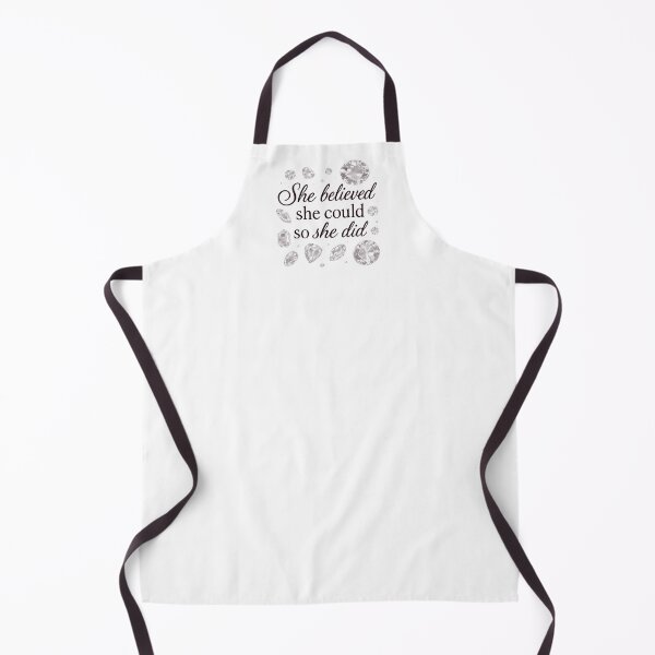 Item preview, She Believed She Could So She Did Quote with Scattered Diamonds designed and sold by jeweleddesigns.