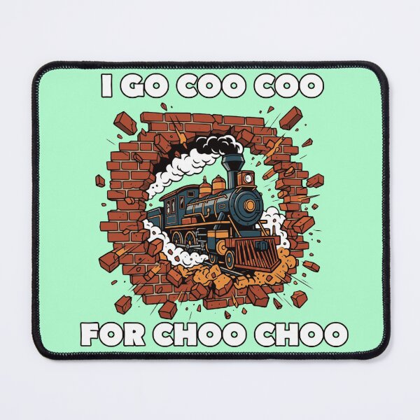 Item preview, Steam Train Bursting Through Wall Funny Train Lover designed and sold by Chrono Design Workx.