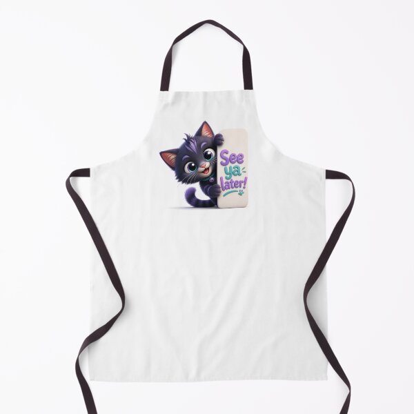 Item preview, See Ya Later Playful Kitten designed and sold by BlissBlvdShop.