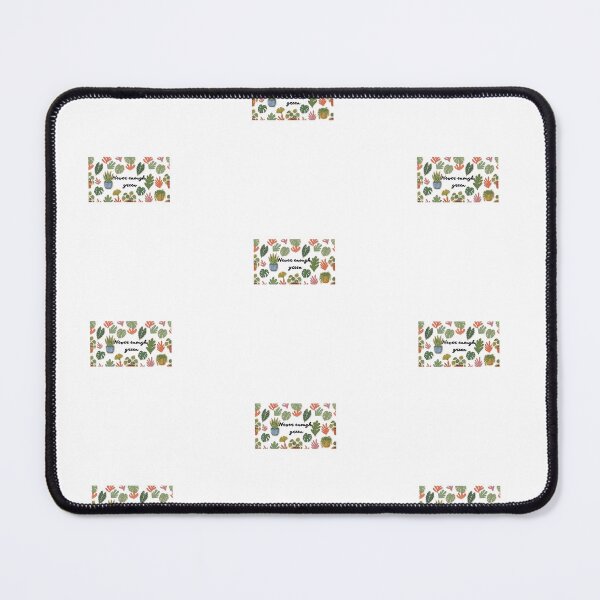 Item preview, Never Enough Green – Cute Houseplants Pattern designed and sold by moodandwearshop.