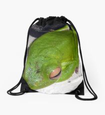 JUST WAITING Drawstring Bag