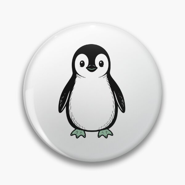 Item preview, Cute Penguin in Black and Mint Green Minimal Arctic Wildlife Design for Penguin Lovers designed and sold by American Spirit.