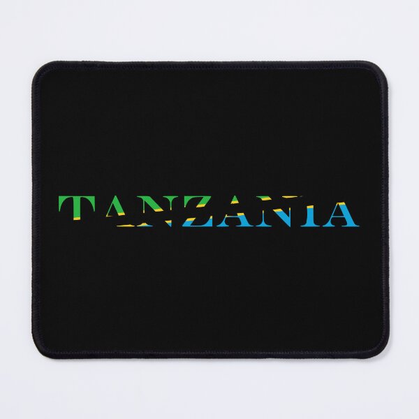 Item preview, Tanzania Country Name Typography Flag | Tanzanian Text Inside Flag Design designed and sold by NTGUILTY.