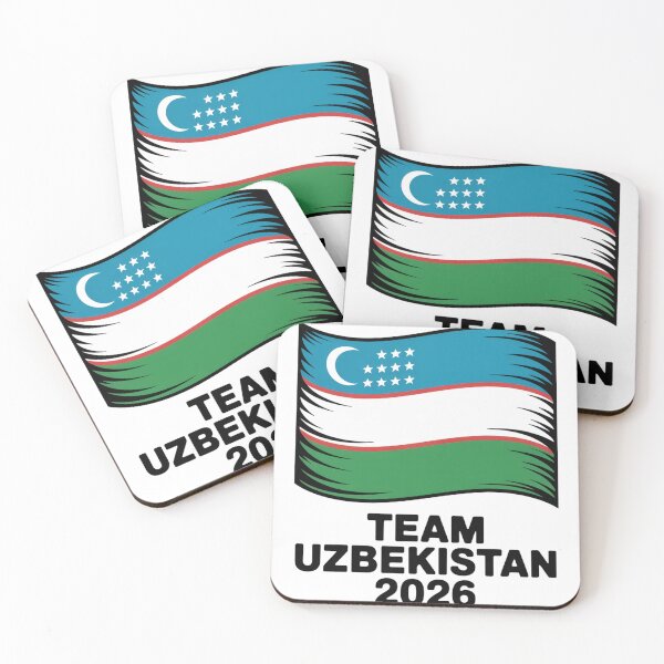 Item preview, Team Uzbekistan 2026 Soccer Fan Flag T-Shirt V3 designed and sold by DBWStudios.