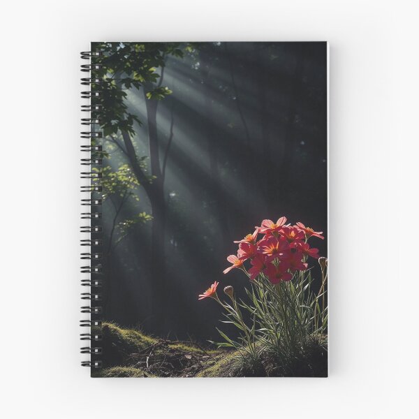 Item preview, Mystical Sun Rays in Flower Forest designed and sold by IntelliMindDesigns.