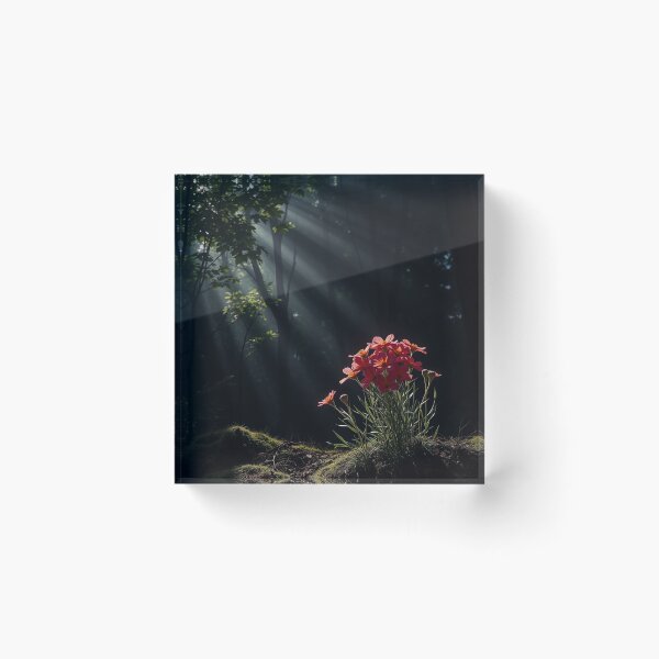 Item preview, Mystical Sun Rays in Flower Forest designed and sold by IntelliMindDesigns.