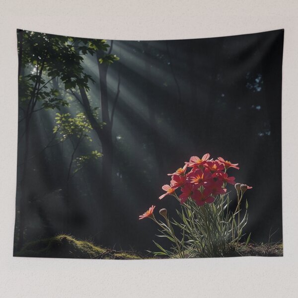 Item preview, Mystical Sun Rays in Flower Forest designed and sold by IntelliMindDesigns.