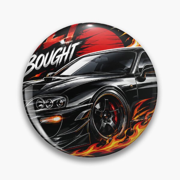 Item preview, Built Not Bought Toyota Supra MK4 Sticker designed and sold by AuraAuto.