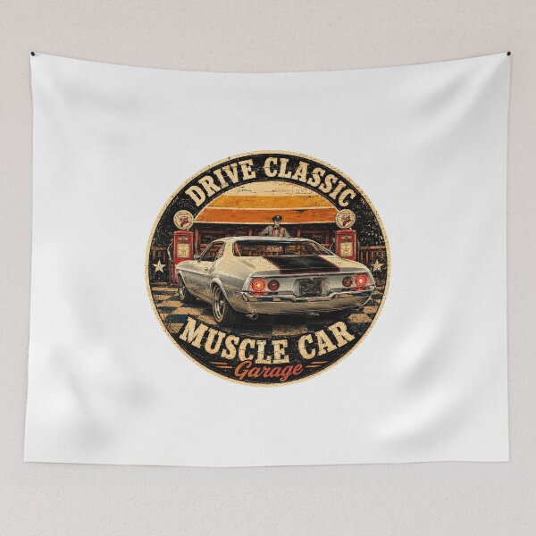Item preview, Drive Classic ⭐ Retro Muscle Car Garage Gas Station Gift designed and sold by UrbanPrintVibes.