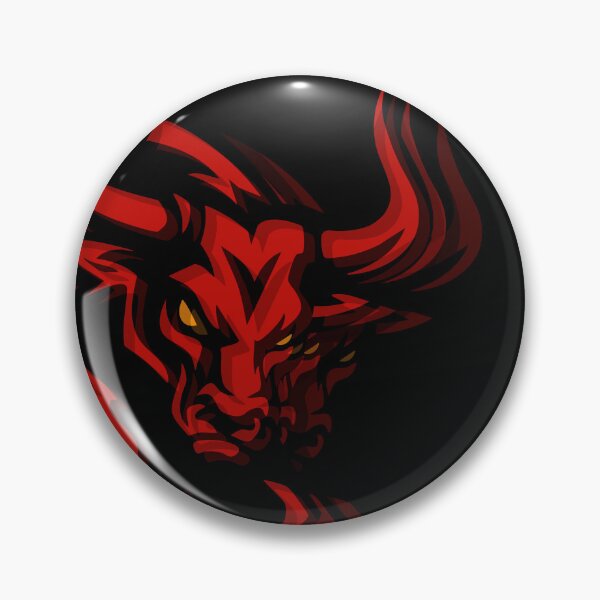 Item preview, Angry Red Gaming Bull designed and sold by Justyna93.