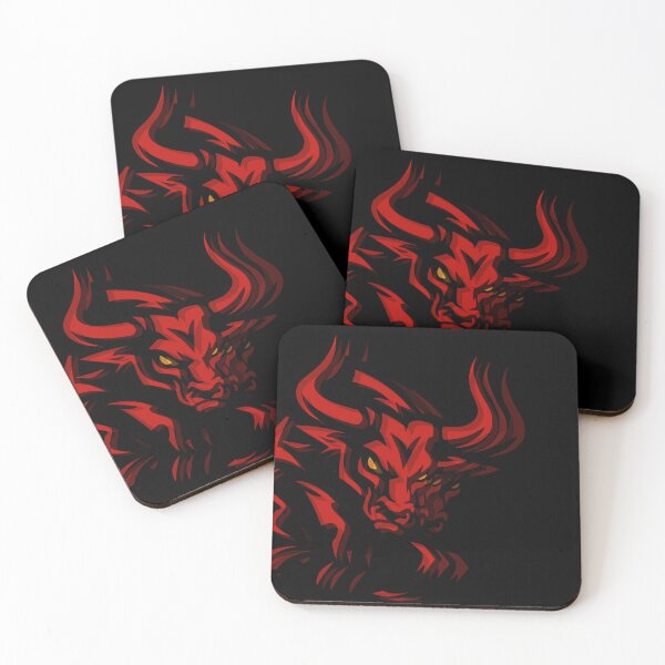 Item preview, Angry Red Gaming Bull designed and sold by Justyna93.