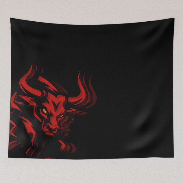 Item preview, Angry Red Gaming Bull designed and sold by Justyna93.