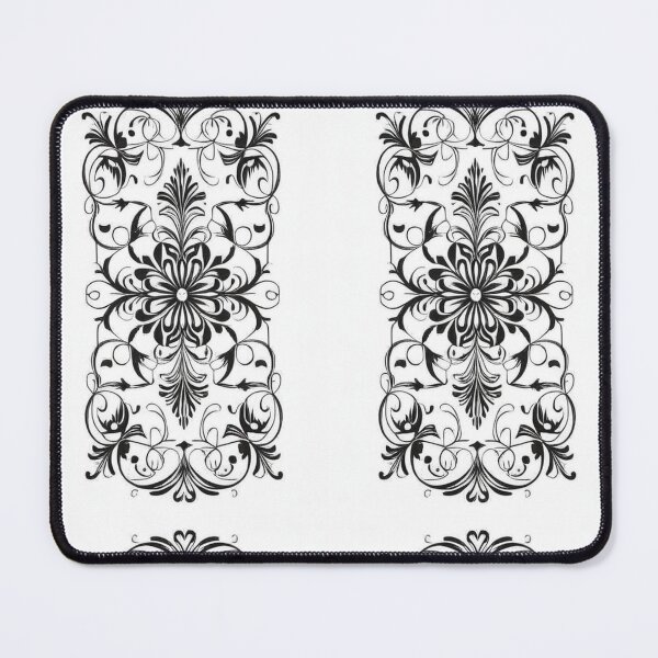 Item preview, Art - Baroque Ornamental Pattern, Symmetry and Floral Elegance designed and sold by Reverso-Design.