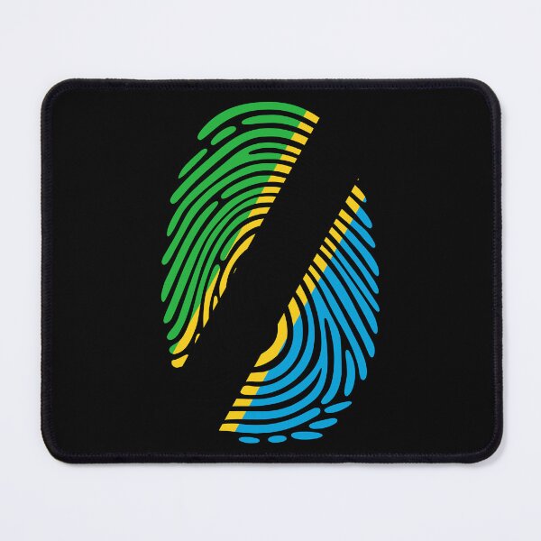 Item preview, Tanzania Flag Fingerprint Identity | Tanzanian DNA Heritage Graphic designed and sold by NTGUILTY.