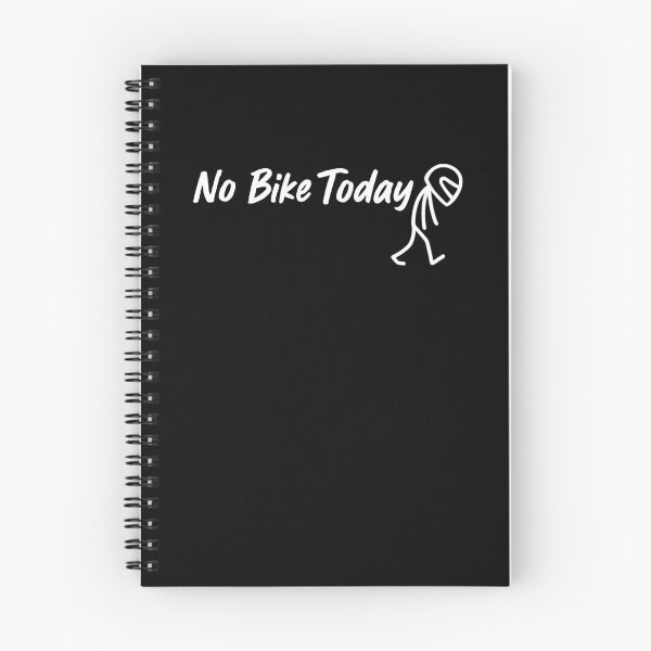 Item preview, No Bike Today Funny Sad Stickman Motorcycle Biker Rider Humor designed and sold by MysticMirth.
