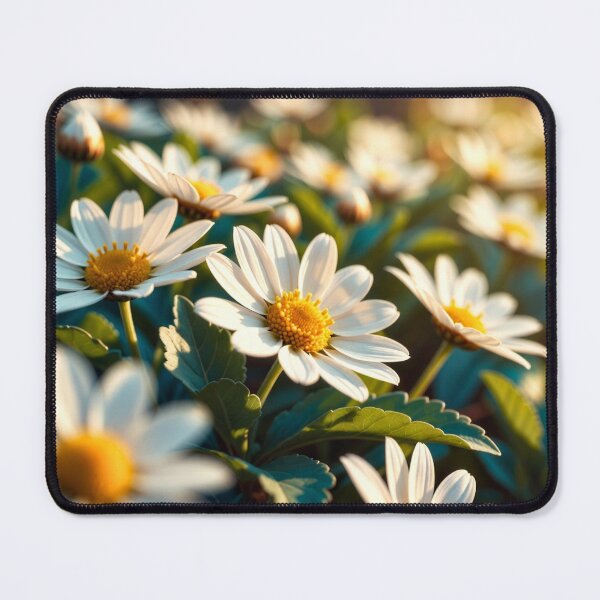 Item preview, Cheerful White Daisies Yellow Center Floral designed and sold by IntelliMindDesigns.