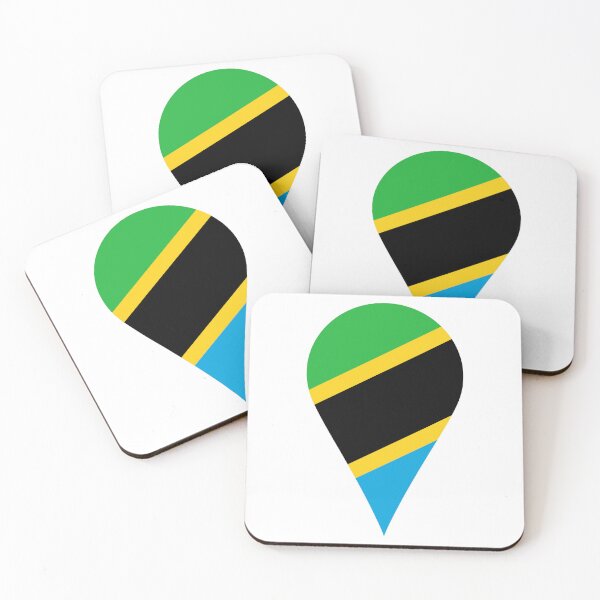 Item preview, Tanzania Flag Location Pin Map Marker | Tanzanian Destination GPS Icon designed and sold by NTGUILTY.