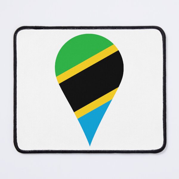 Item preview, Tanzania Flag Location Pin Map Marker | Tanzanian Destination GPS Icon designed and sold by NTGUILTY.