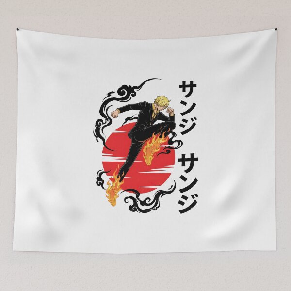 Item preview, Black Leg Cook Flame Kick - Crimson Rising Sun Streetwear designed and sold by lamiarte.
