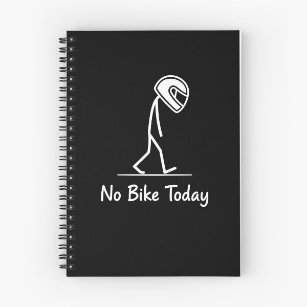 Item preview, No Bike Today Funny Sad Stickman Motorcycle Biker Rider Humor designed and sold by MysticMirth.