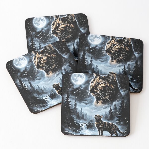 Item preview, Tortoiseshell Cat Howling To The Moon Vintage Funny Cat Lover designed and sold by YourArt7.
