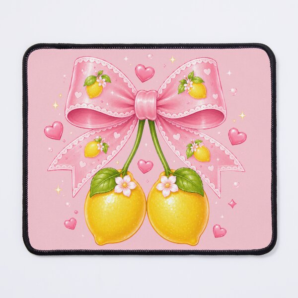 Item preview, Kawaii Lemon Bow Cute Coquette designed and sold by Pampam-stickers.
