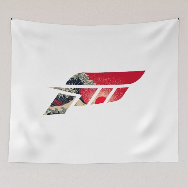 Item preview, Kanagawa Drift Dreams – JDM Race Cars Under Sakura Waves | FH6 Inspired Street Racing Art designed and sold by RonJoshArts.