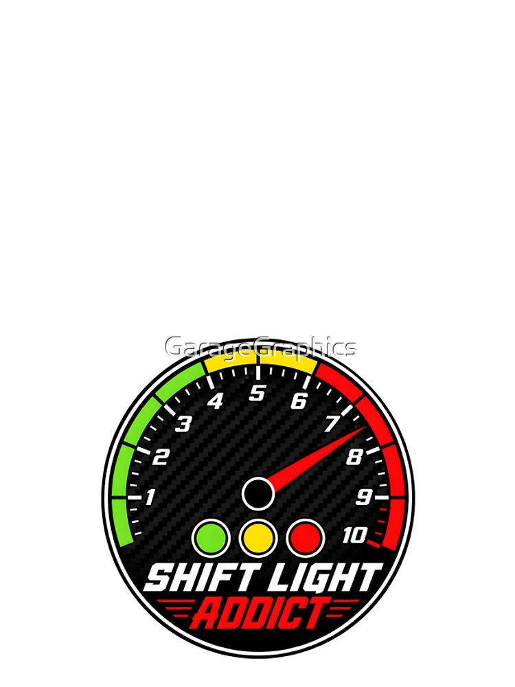 Thumbnail 4 of 4, iPhone Case, Shift Light Addict - Sim Racing Humor designed and sold by GarageGraphics.