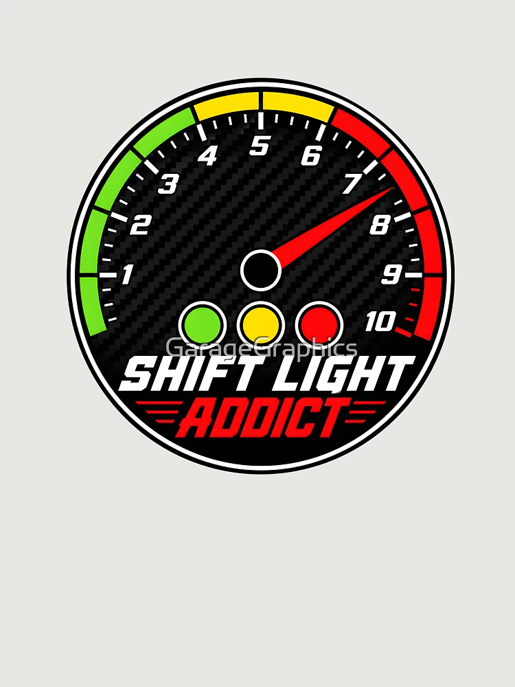Thumbnail 6 of 6, Premium Oversized Sweatshirt, Shift Light Addict - Sim Racing Humor designed and sold by GarageGraphics.