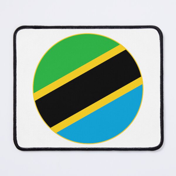 Item preview, Round Tanzania Flag Icon | Circular Tanzanian Flag Button Element designed and sold by NTGUILTY.