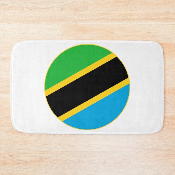 Item preview, Round Tanzania Flag Icon | Circular Tanzanian Flag Button Element designed and sold by NTGUILTY.