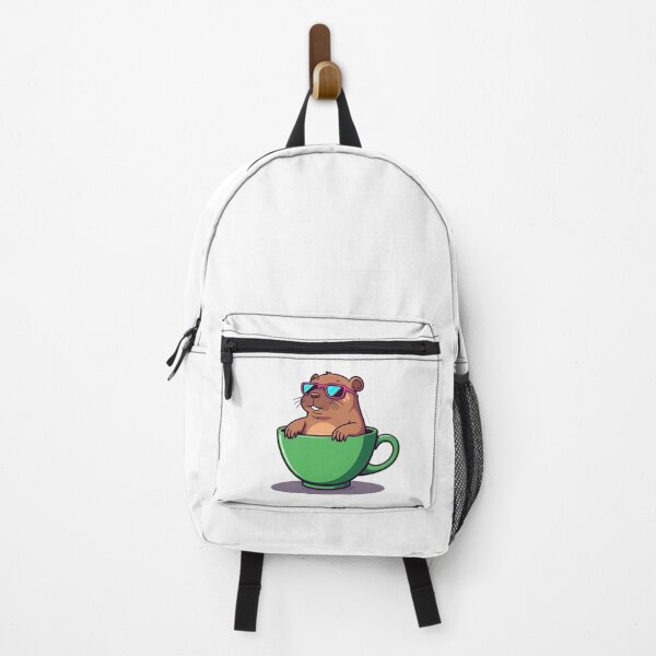 Item preview, Cute Kawaii Capybara in Matcha Tea Cup Sticker designed and sold by RareVisuals.