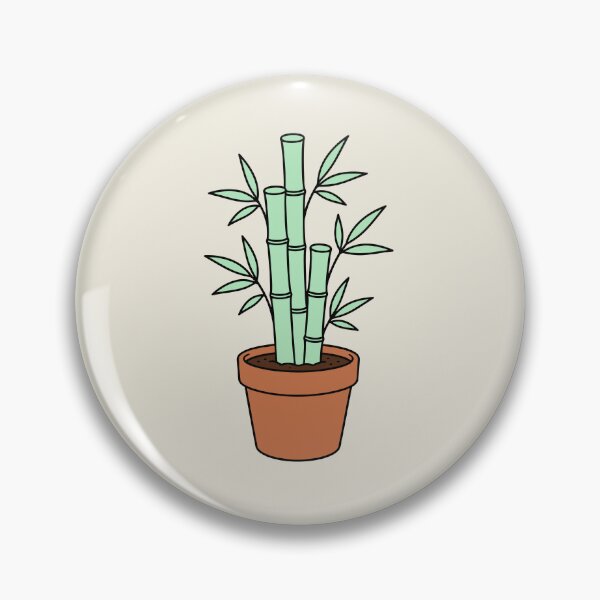 Item preview, Mint Green Bamboo Plant in Terracotta Pot Minimal Botanical Houseplant Design designed and sold by American Spirit.