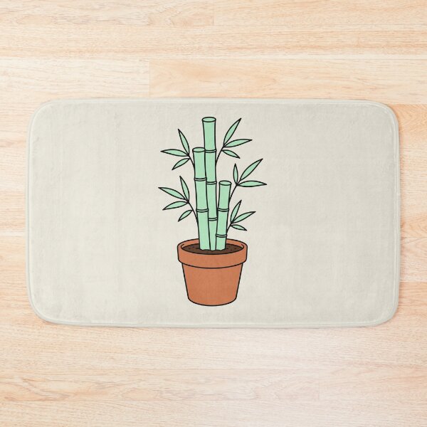 Item preview, Mint Green Bamboo Plant in Terracotta Pot Minimal Botanical Houseplant Design designed and sold by American Spirit.