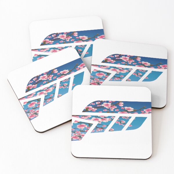 Item preview, Kanagawa Drift Dreams – JDM Race Cars Under Sakura Waves | FH6 Inspired Street Racing Art designed and sold by RonJoshArts.