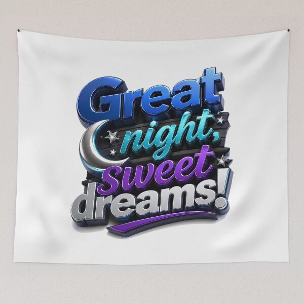Item preview, Great Night Steel Moon Dreams designed and sold by BlissBlvdShop.