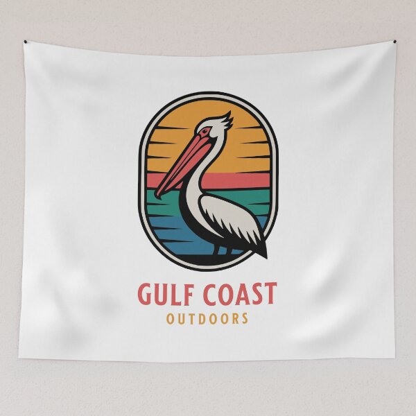 Item preview, Gulf Coast Outdoors Pelican Birdwatching designed and sold by AntiqueImages.