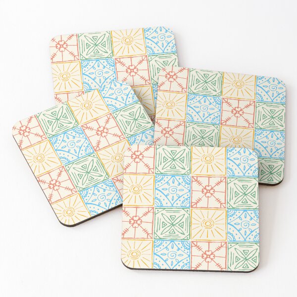 Item preview, Colorful Amalfi style tile seamless pattern designed and sold by OM-lova.