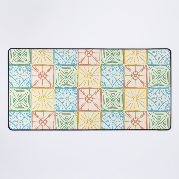 Item preview, Colorful Amalfi style tile seamless pattern designed and sold by OM-lova.